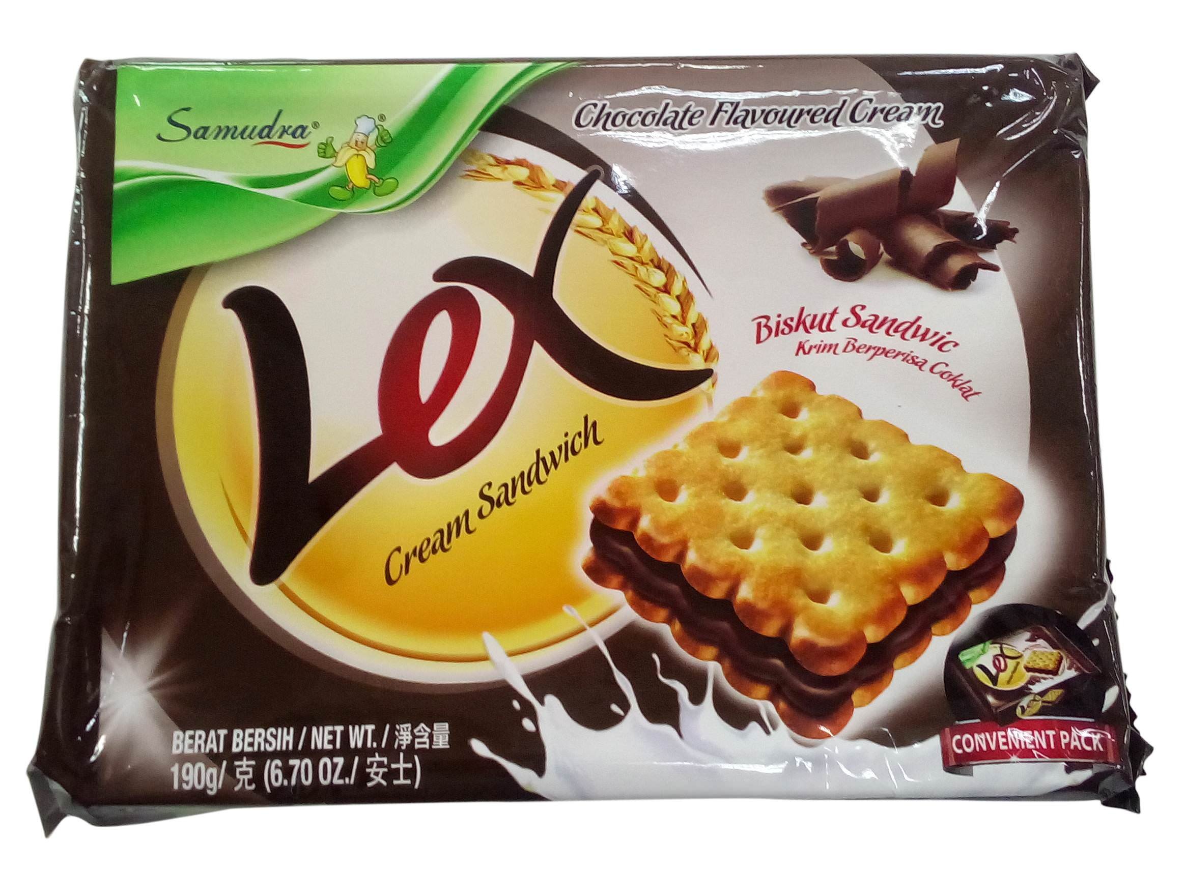 Bánh quy kẹp kem socola Lex